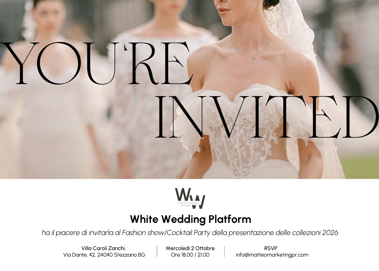 wedding white platform 2024